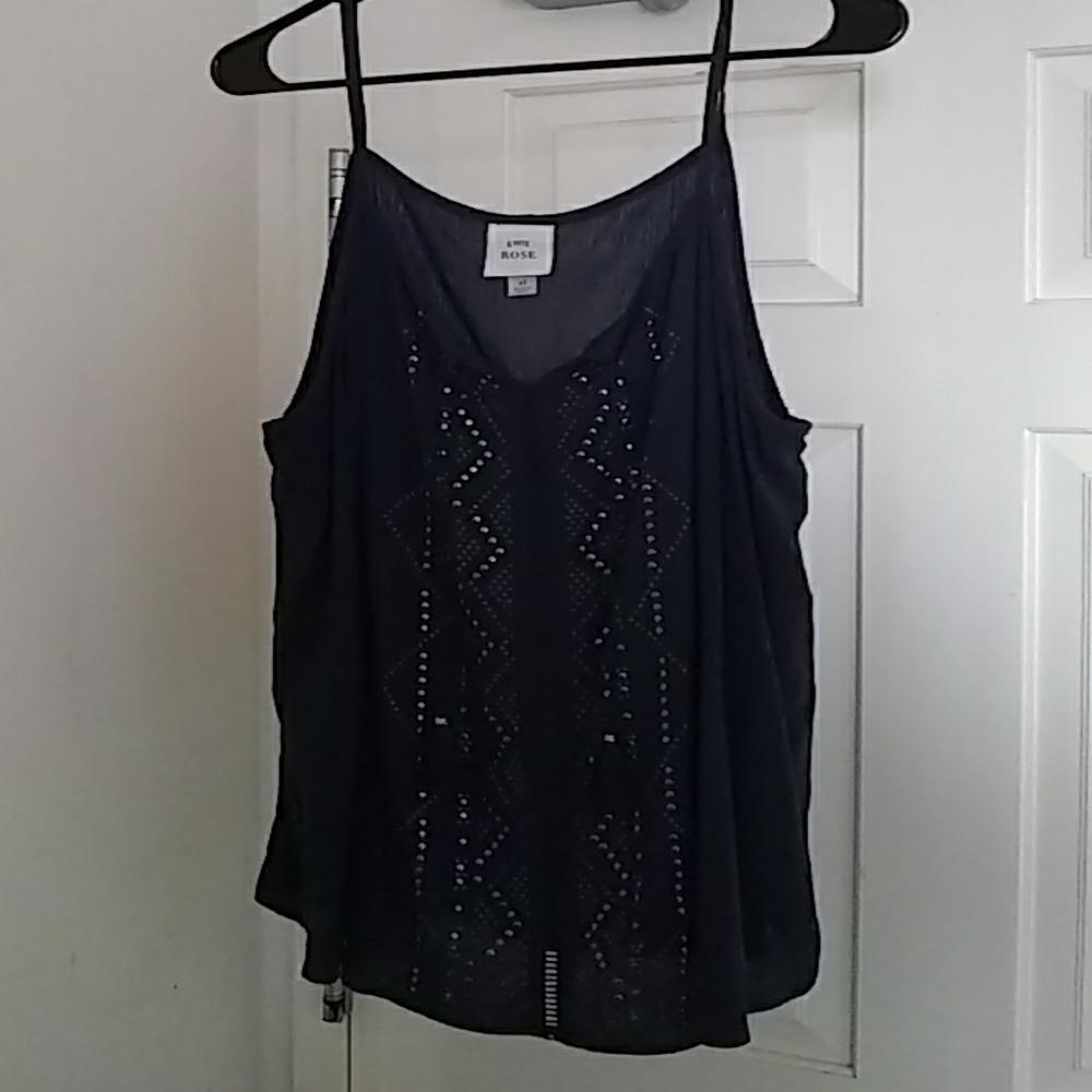 Navy Blue Tank Top