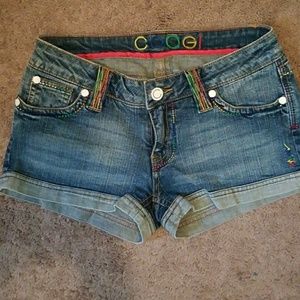 Coogi multicolored shorts