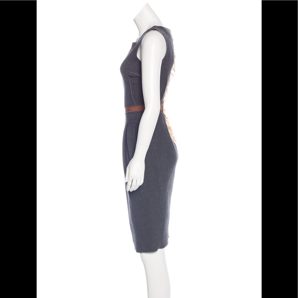 🚫SOLD🚫 D&G Light Grey Ruffle-back Dress - Picture 3 of 5