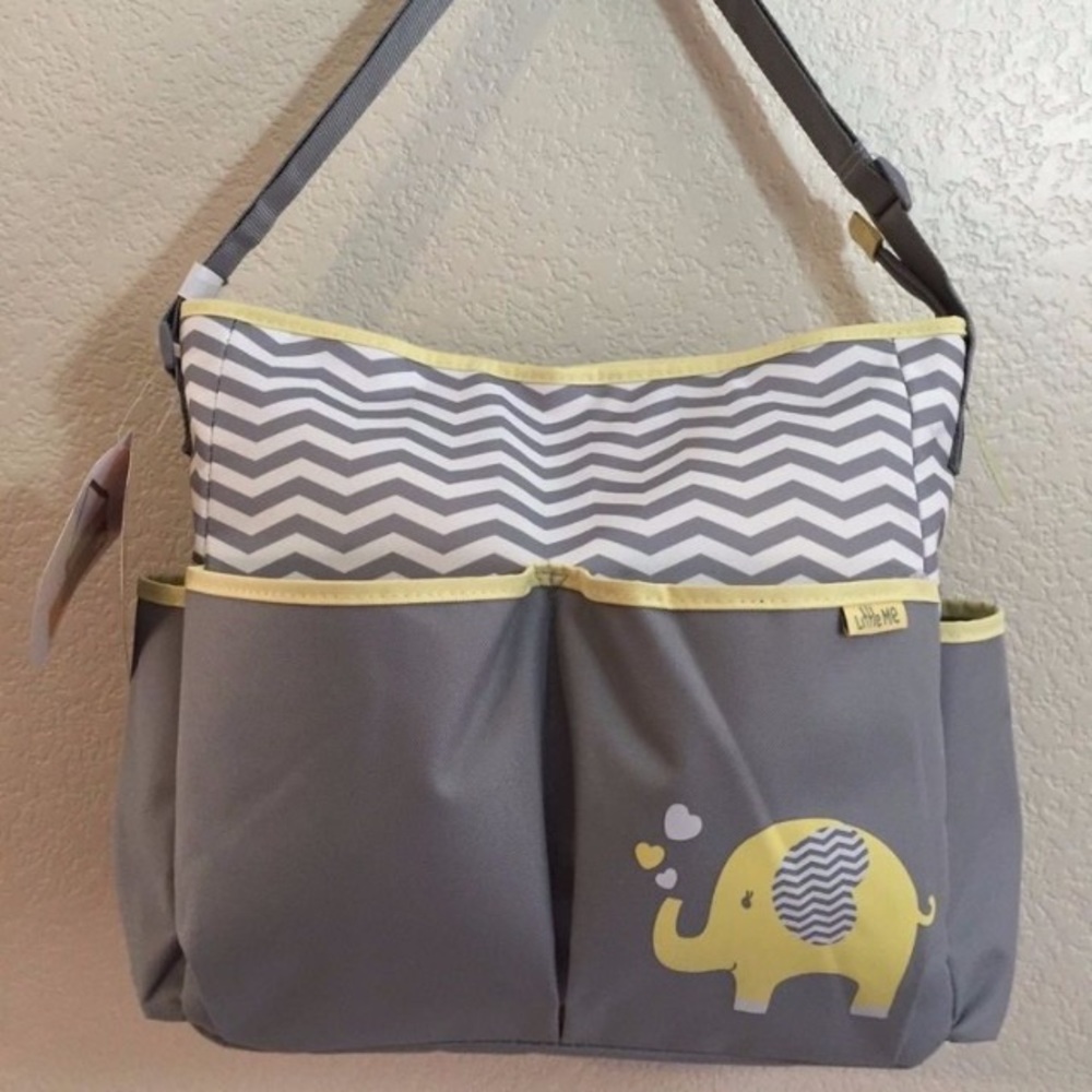 "Little Me" Elephant tote diaper bag.
