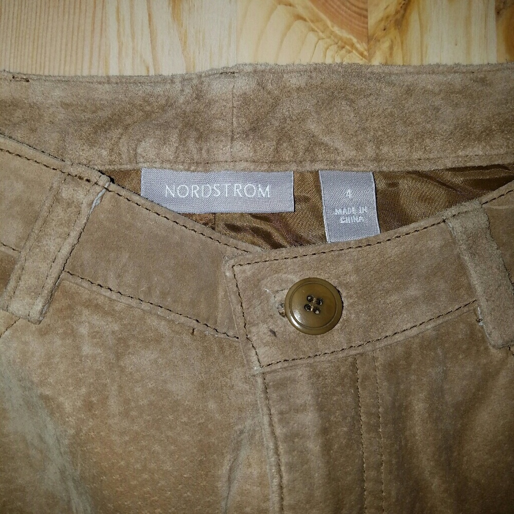 Nordstrom Brand soft leather pants boho