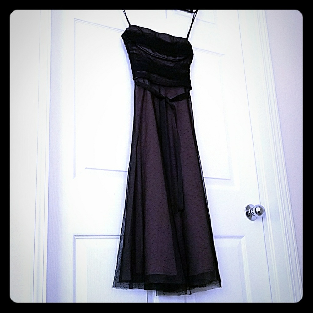 🎁SALE🎁BCBG strapless black dress