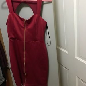 Forever 21 Zipper Front Mini Dress