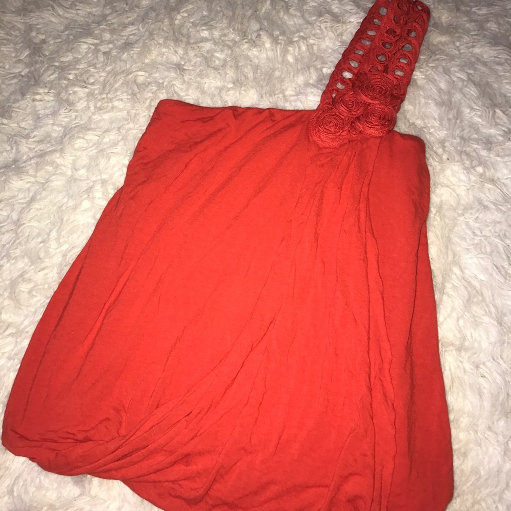 A-Line off-the-shoulder blouse