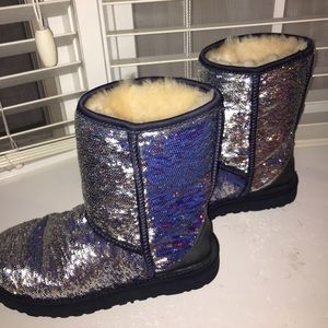 Sequined UGGs