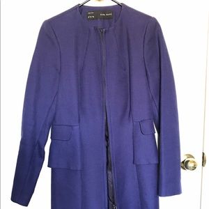 ZARA Blue Flare pocket Coat