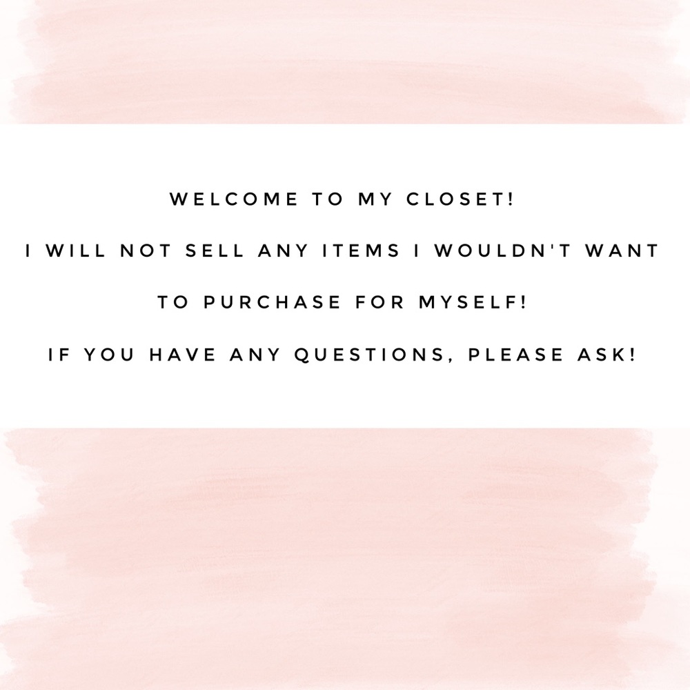 Welcome to my closet!