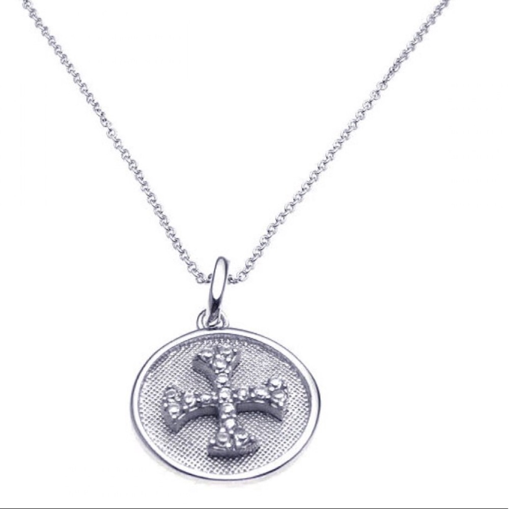 Cross medallion Sterling Silver