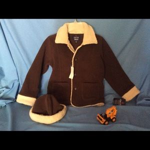 Boys Jacket and Hat NWT