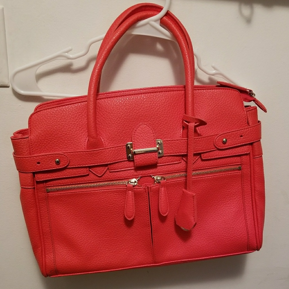 Reposhing a Red JustFab Satchel