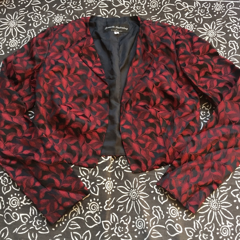 Vintage Patterned Blazer
