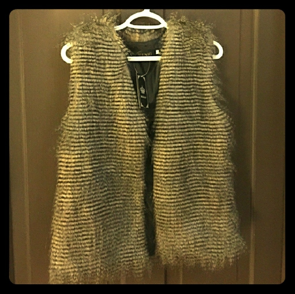 Faux Fur Vest NEW