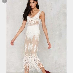 Nasty gal lace maxi
