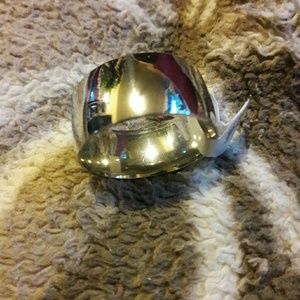 WIDE STAINLESS STEEL BAND RING SIZE 13