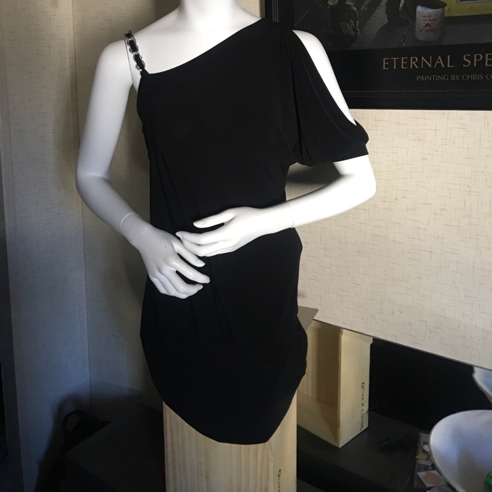 C. Graffitti little black dress