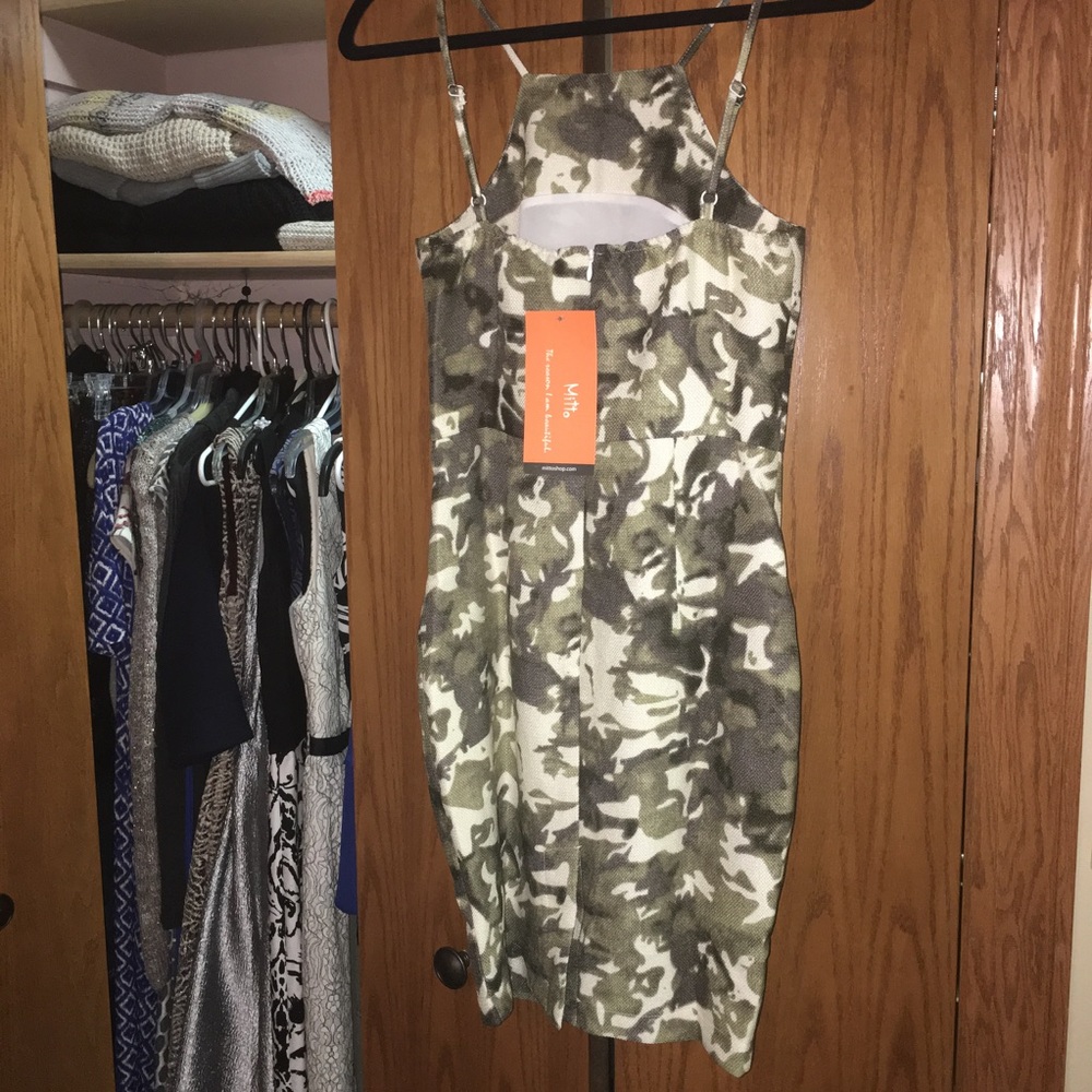 Mitto camo print dress