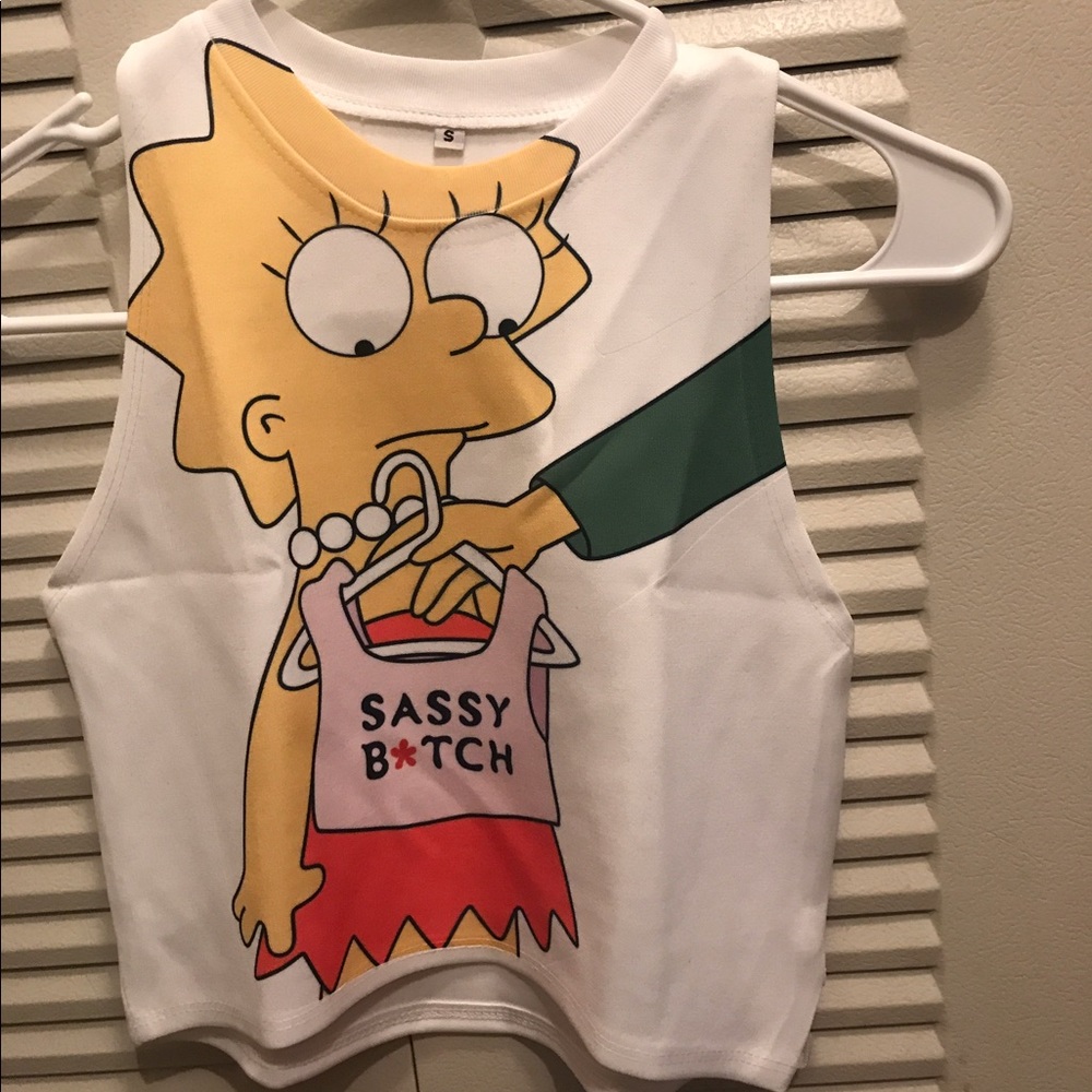 lisa simpsons sassy b*tch shirt