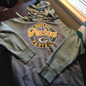 Green Bay Packers Distressed Print Hoodie