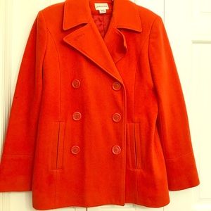 Harvest orange peacoat