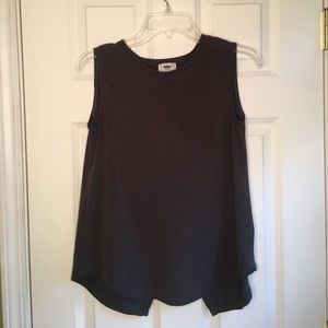 Open Back Suede Tank