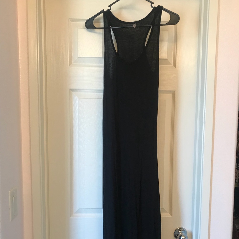Long black Tank dress