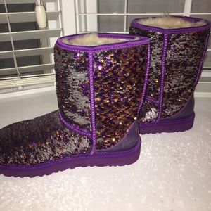 Sequined UGGs