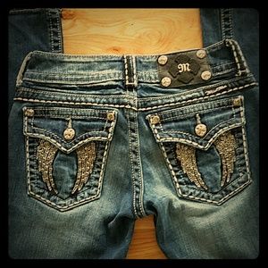 Miss Me Angel Wings Jeans 26