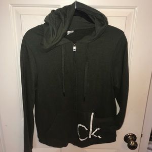 Calvin Klein zip up hoodie