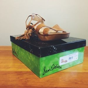 San Edelman strappy platform sandals