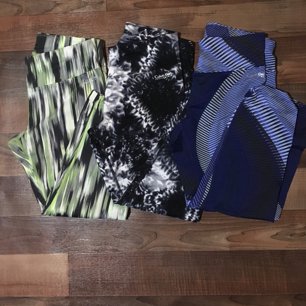 Bundle Calvin Klein performance athletic capris Sm