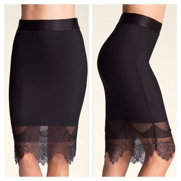 bebe Dresses & Skirts - NWT Bebe Sheer Lace Skirt