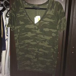 Camo V-Neck