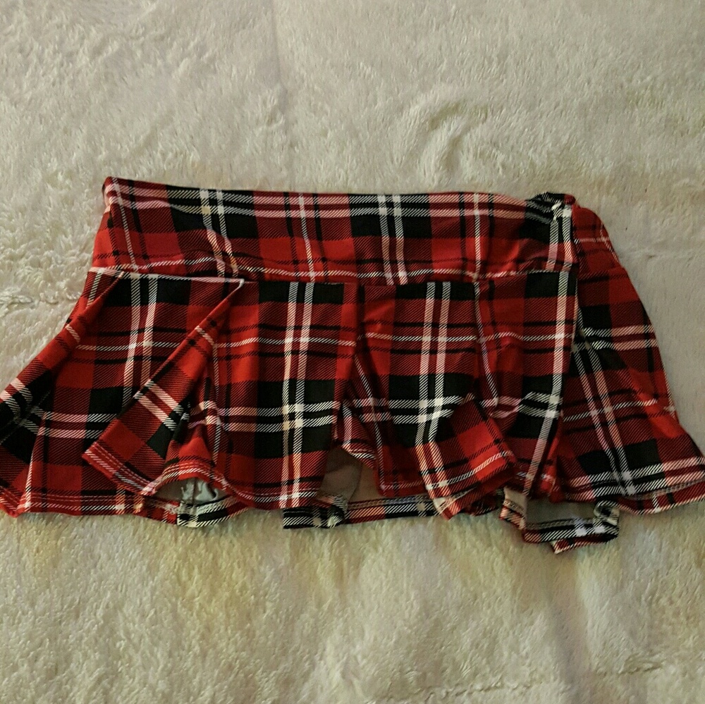 Plaid School Girl Skirt
