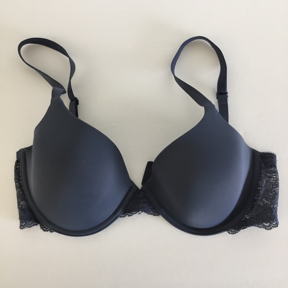 32D Blue Gap Favorite T-Shirt Bra.