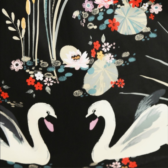 BNWT LindyBop 'Delta' Swan Border Swing Dress - Picture 3 of 5