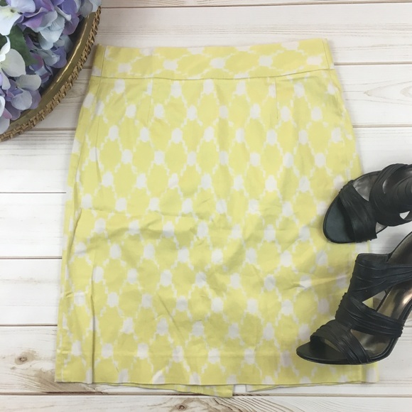 J. Crew Dresses & Skirts - J Crew Butter Yellow Pencil Skirt Sz 4