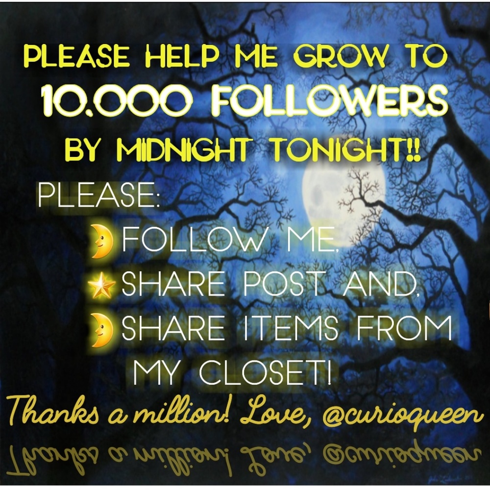 Please help me get to 10,000 by midnight!