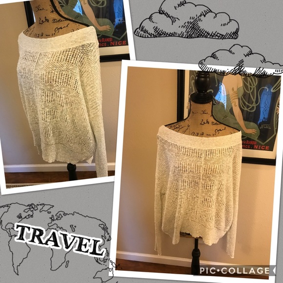 Free People Sweaters - Free People off shoulder knit sweater