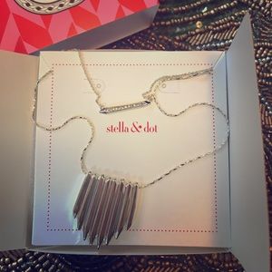 Stella and dot double necklace