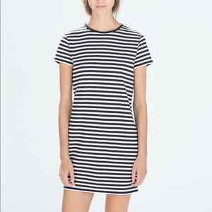 🆑 ZARA - Stripped TShirt Dress