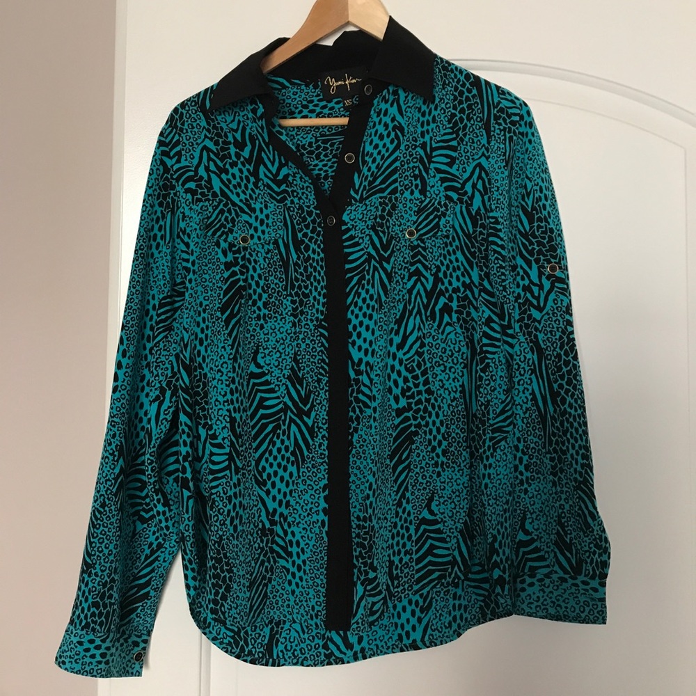 Yumi Kim Coco top in Peacock Jungle