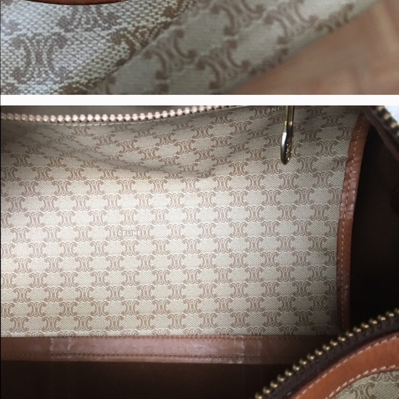 EUC/ XL /CELINE/ VINTAGE/AUTHENTIC/ SATCHEL/FIRM!! - Picture 7 of 7
