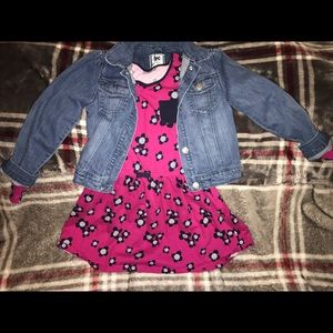 Girls Gymboree Jean Jacket & Dress Combo size 7-8