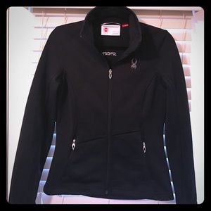 Spider black midlayer jacket Medium