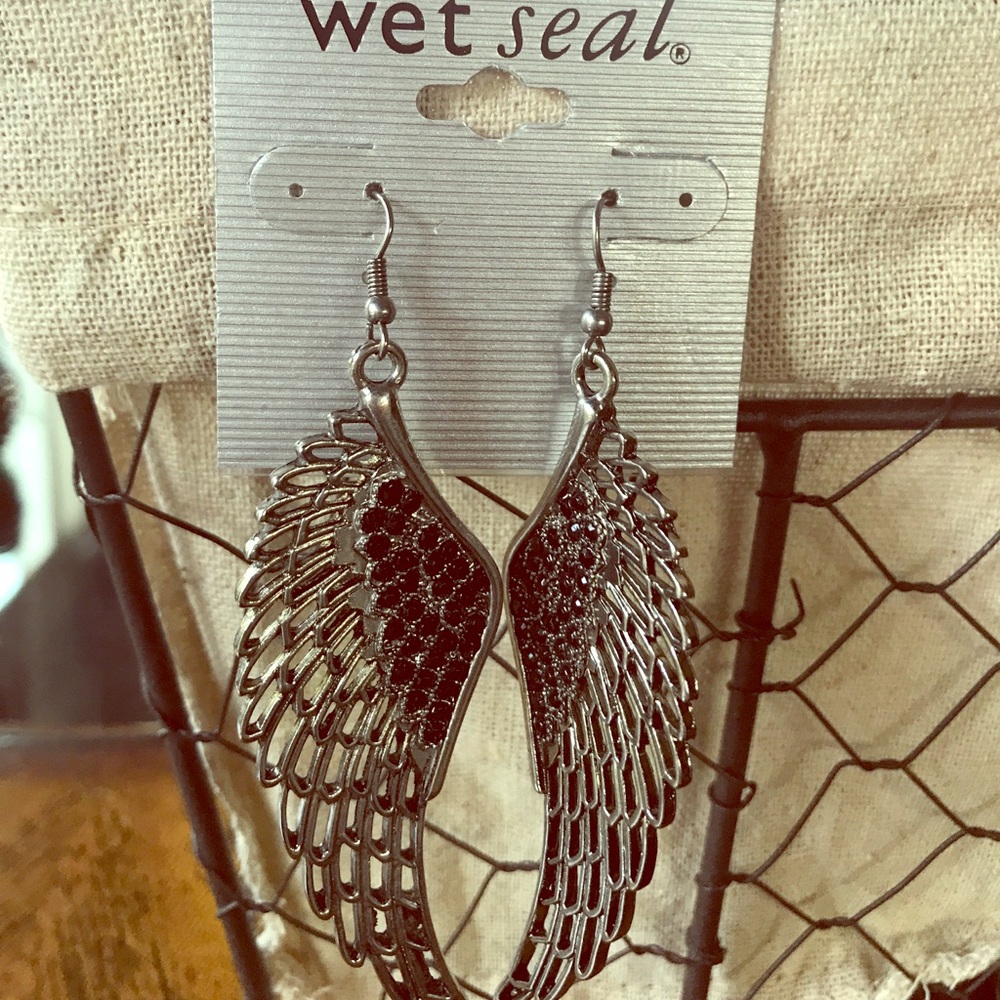 Angel wing earrings