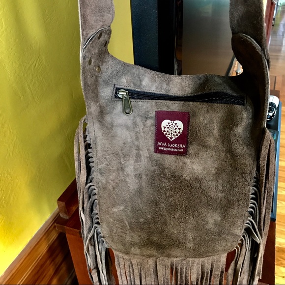 Coachella Boho Hippie Gypsy Fringe Suede Hip Bag - Picture 3 of 8