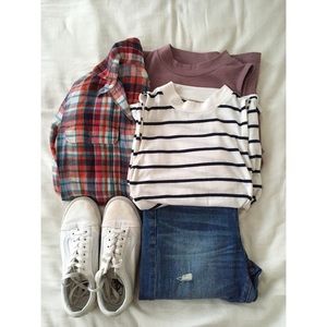 Madewell Mock Neck Tanks (XS)