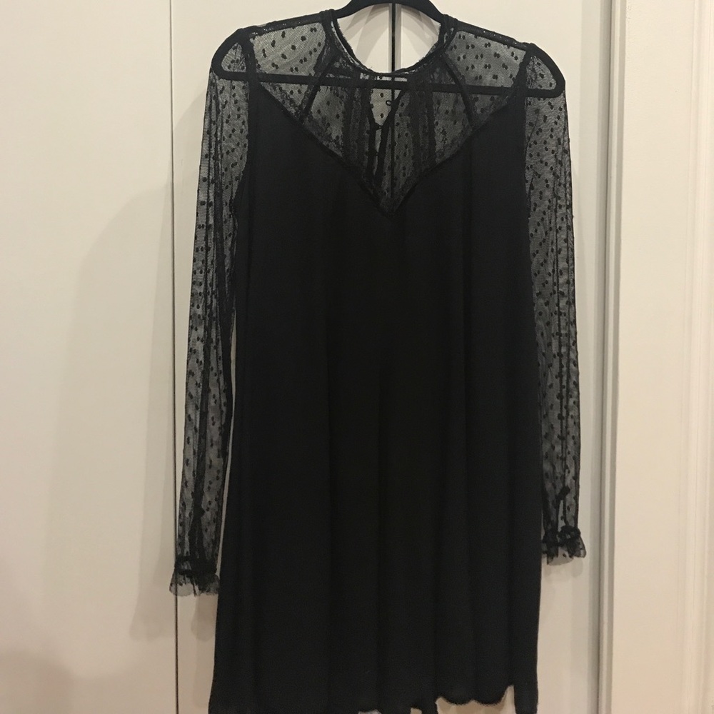 A black dress