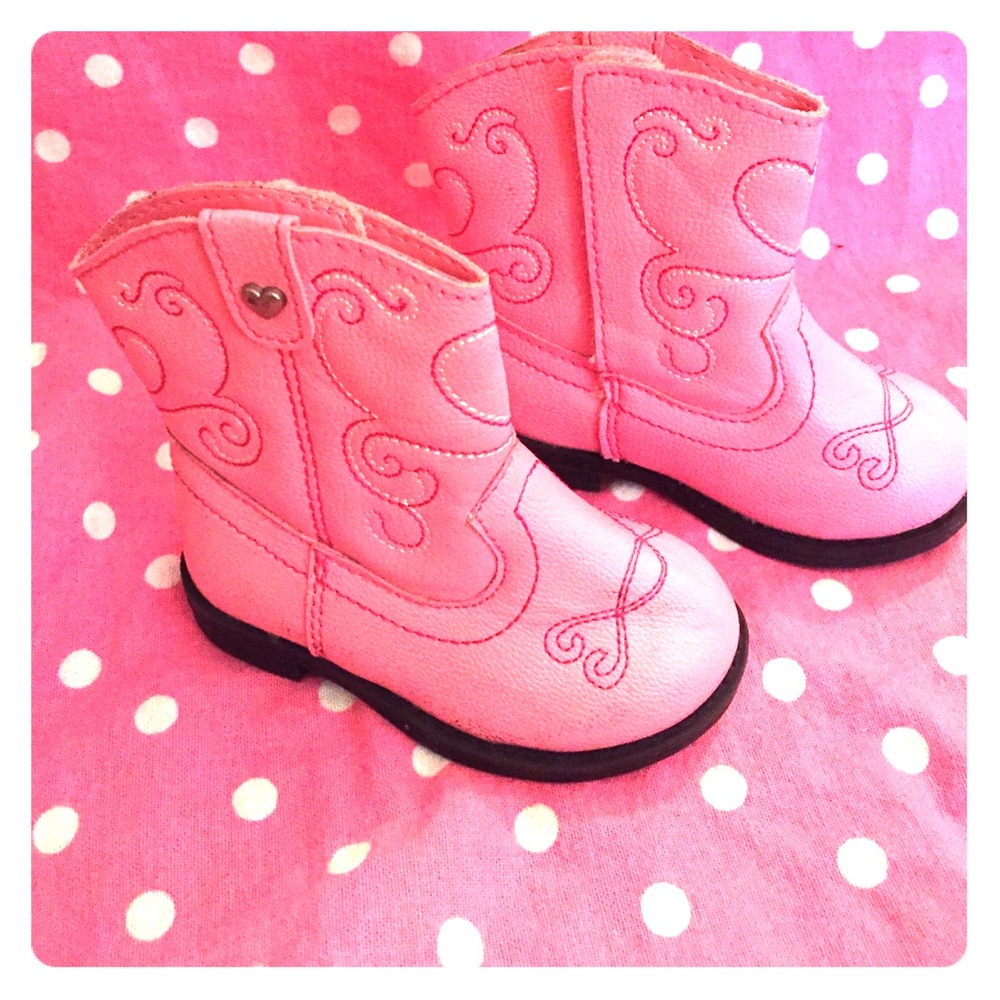 Healthtex Pink Cowgirl Boots