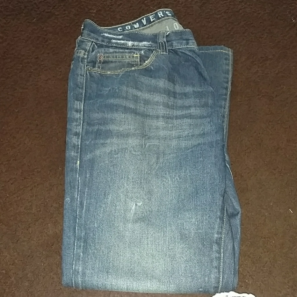 Converse low boot jeans
